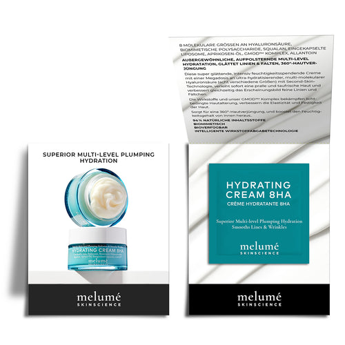 Load image 1 in gallery view. image packshot hydrating cream 8HA sachet opened and closed
