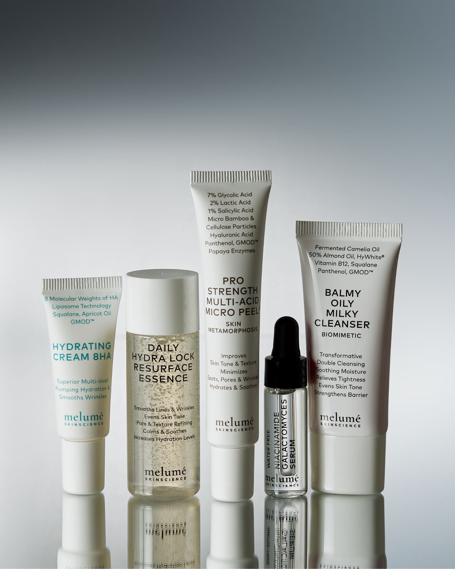Skinsational Starter Kit – Skincare Set | Melumé Skinscience
